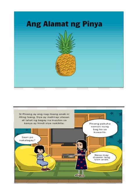 alamat ng pinya komiks.